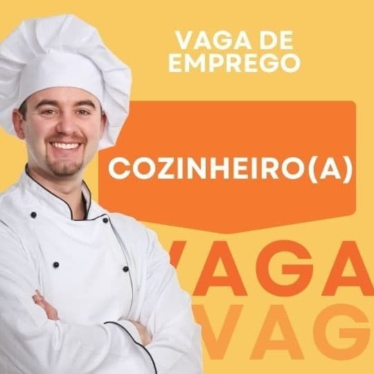 OFERTA DE EMPREGO - COZINHEIRO/A